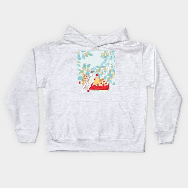 Cherry Pie Kids Hoodie by Freeminds